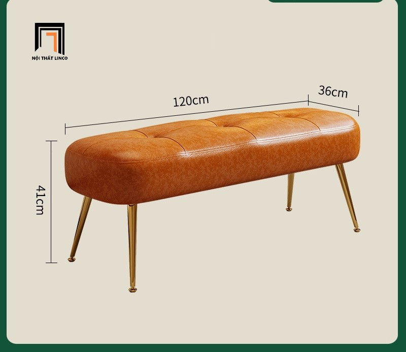 Hình thu nhỏ: sofa bench bọc da