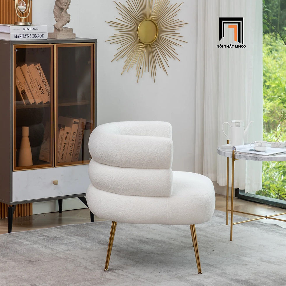 Hình thu nhỏ: ghế sofa vải lông cừu