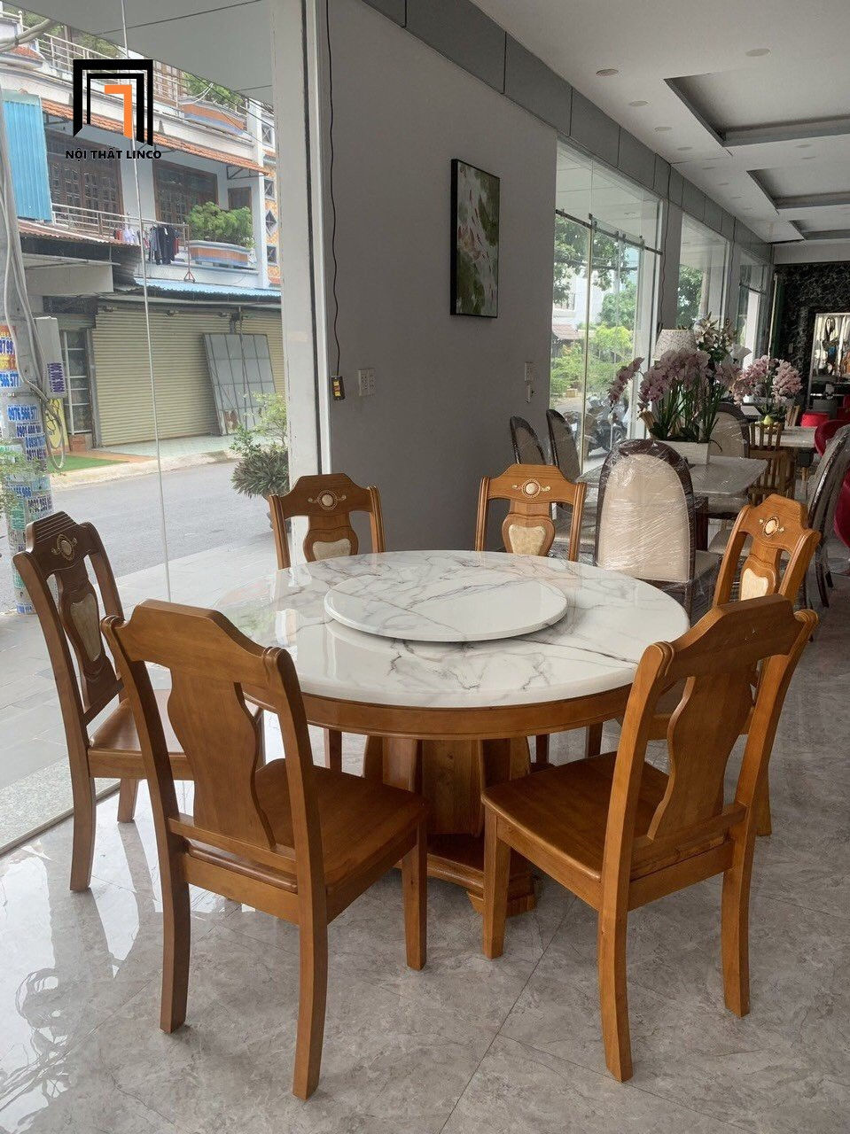 Hình thu nhỏ: bàn ăn 6 chỗ