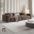 sofa văng nâu đậm