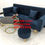 Hình thu nhỏ: Bộ bàn ghế sofa giường sofa bed (băng) màu xanh dương đậm
