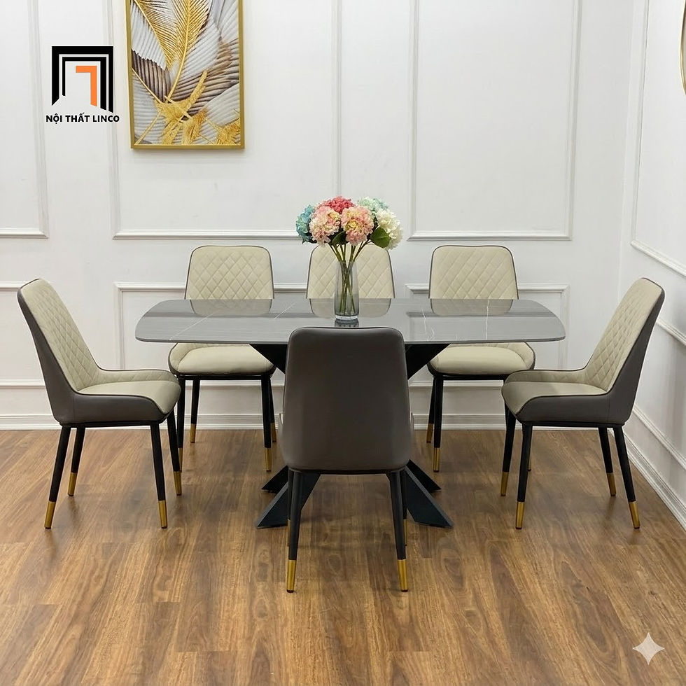 bộ bàn ăn 6 ghế
