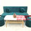 Hình thu nhỏ: Bộ ghế sofa nhỏ phòng khách màu xanh lá dài 1m72 giá rẻ