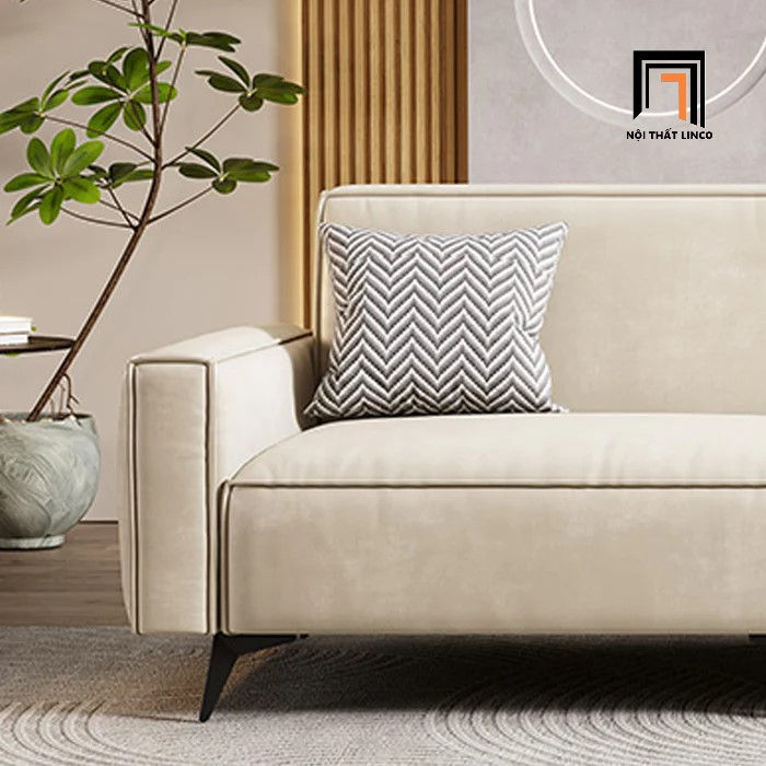 Hình thu nhỏ: sofa da trắng kem