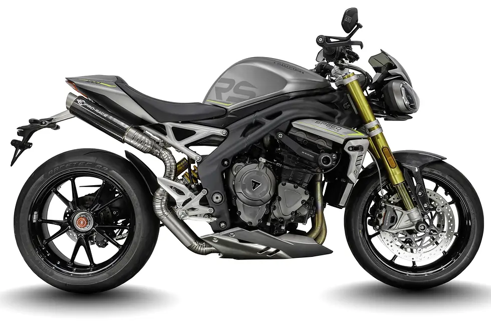Thumbnail: Triumph Speed Triple 1200 RS 2021-2024 GP-R1L Titanium under-seat exhaust