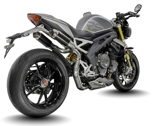 Triumph Speed Triple 1200 RS/RX 2025 GP-R3 under-seat exhaust system ...