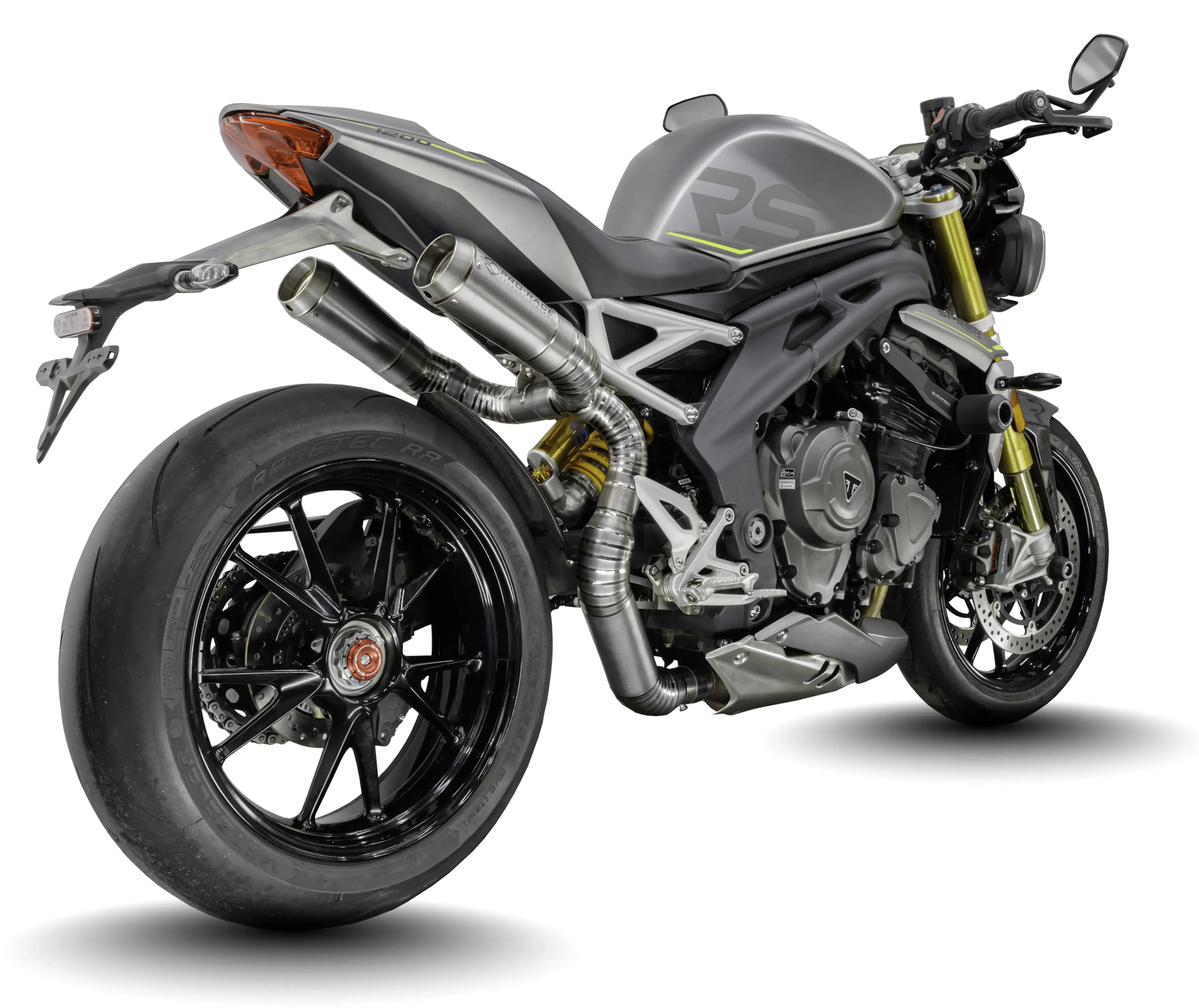 Triumph Speed Triple 1200 RS/RX 2025 GP-RC1 under-seat exhaust system