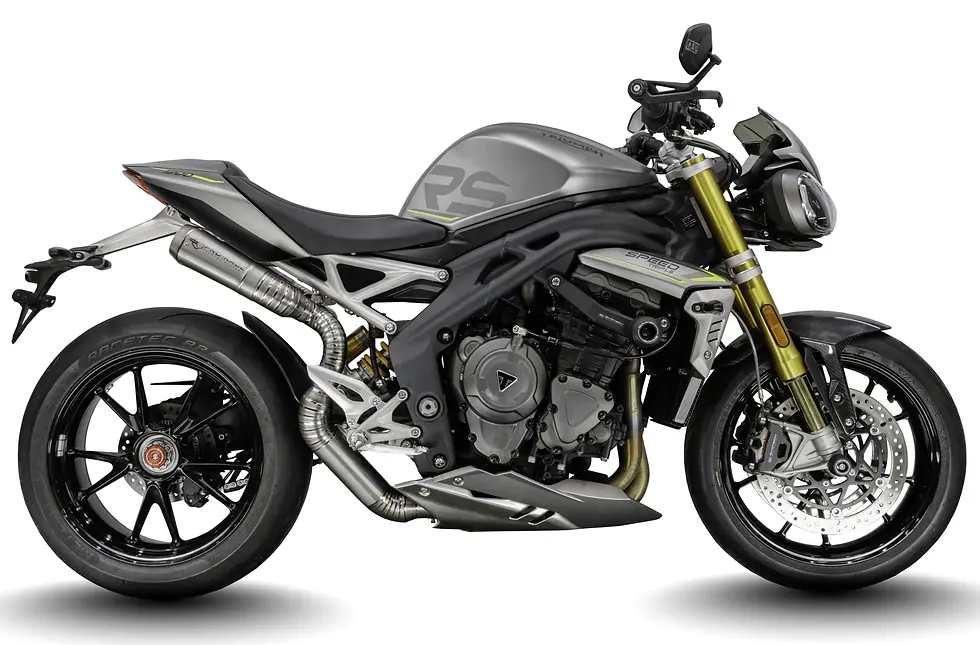 Thumbnail: Triumph Speed Triple 1200 RS 2021-2024 GP-RC1 Titanium under-seat exhaust