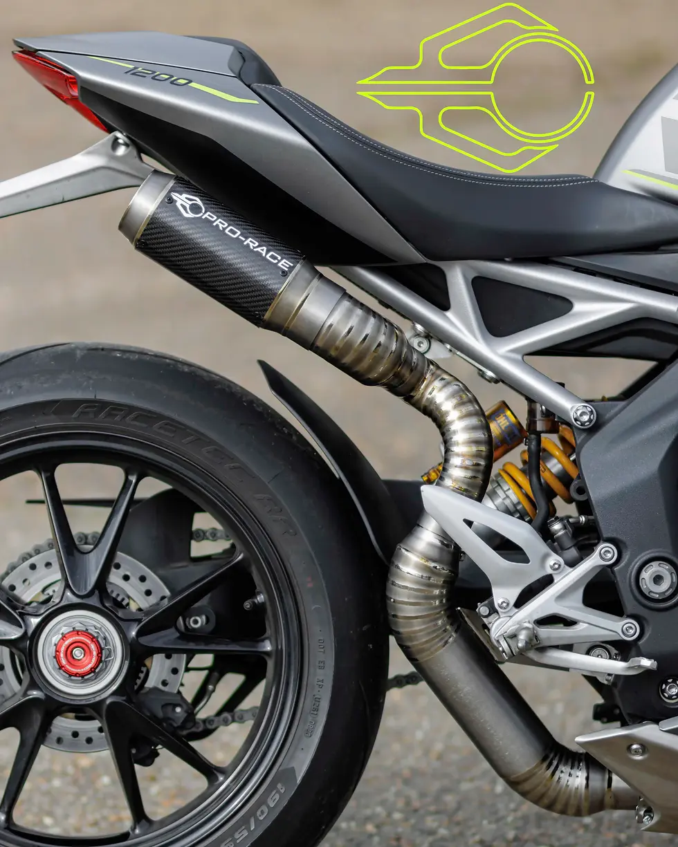 Thumbnail: Triumph speed triple 1200 RS/RX 2025 GP-R2 under-seat exhaust system