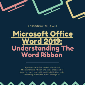 Microsoft Office Word 2019: Understanding the Word Ribbon (Pack)