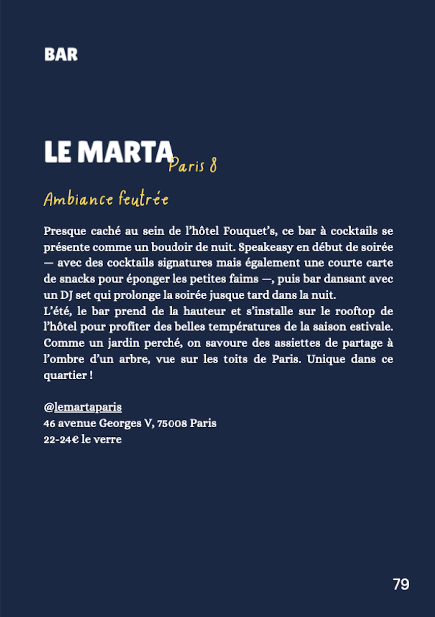 Miniature : E-Book : Le City Guide de Paris - Spotlist
