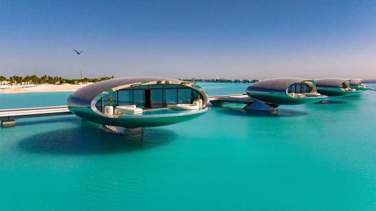 Shebara Red Sea : Nouvel hôtel futuriste villas soucoupes volantes 