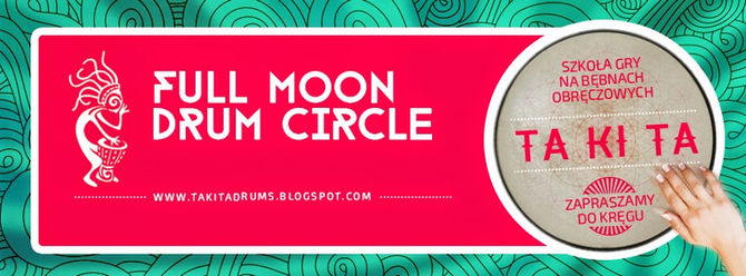 Full Moon DRUM CIRCLE and dance. 16maj. godz.19-21