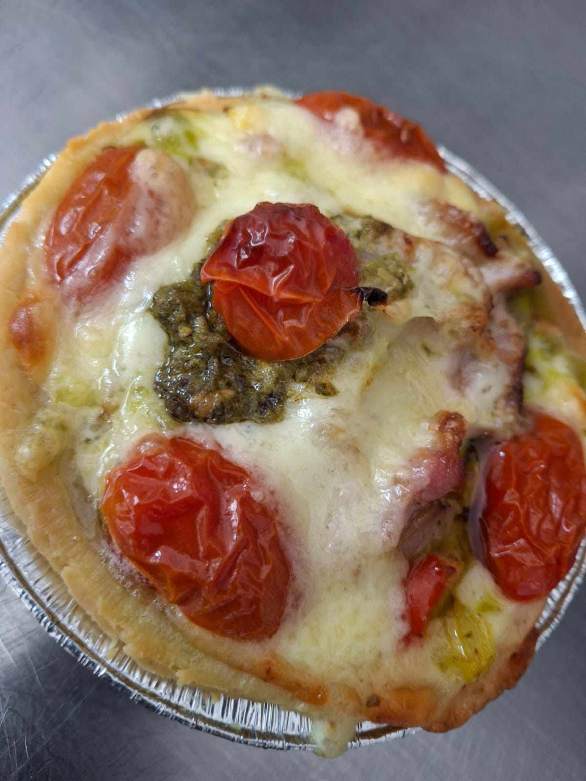 Bacon & Pesto Tart