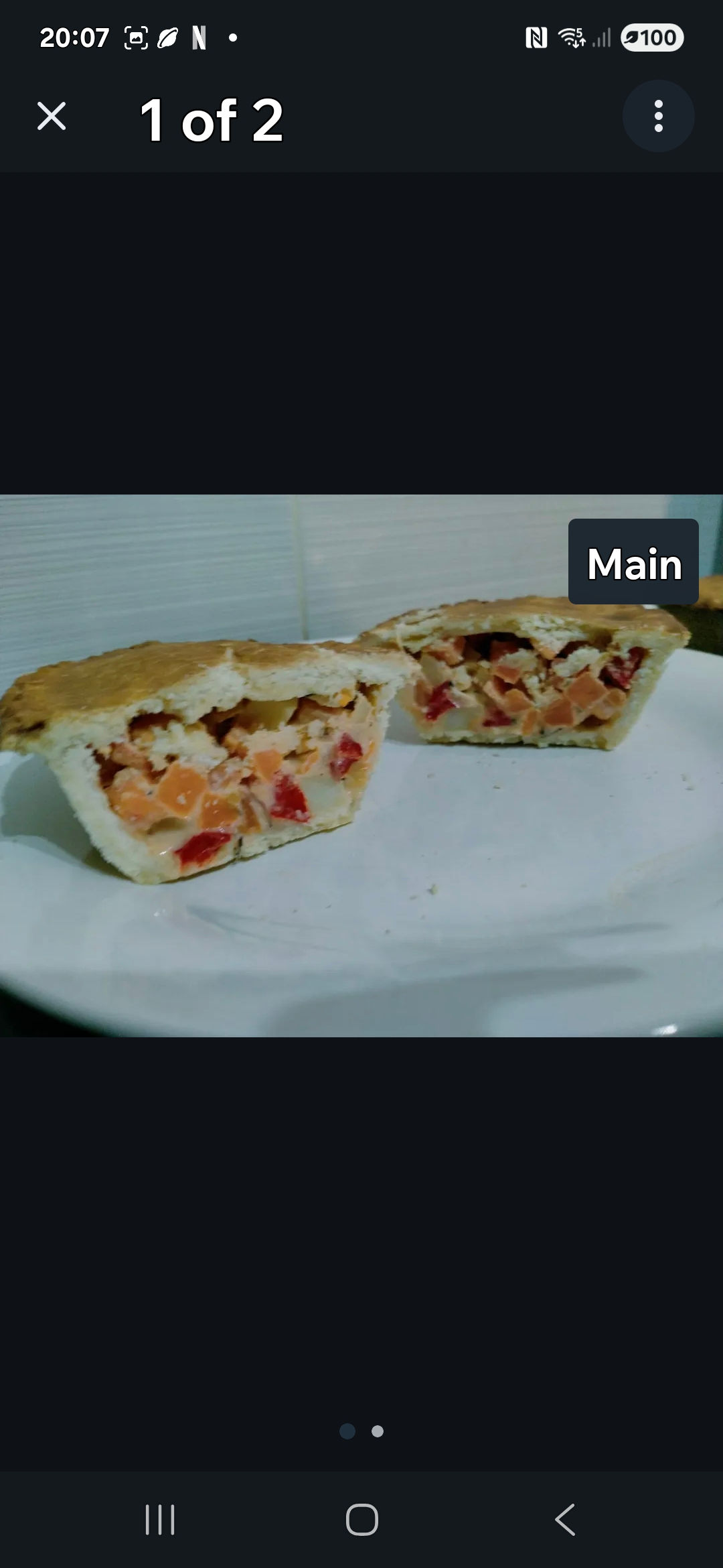 5 Root  Veg and Stilton Pie