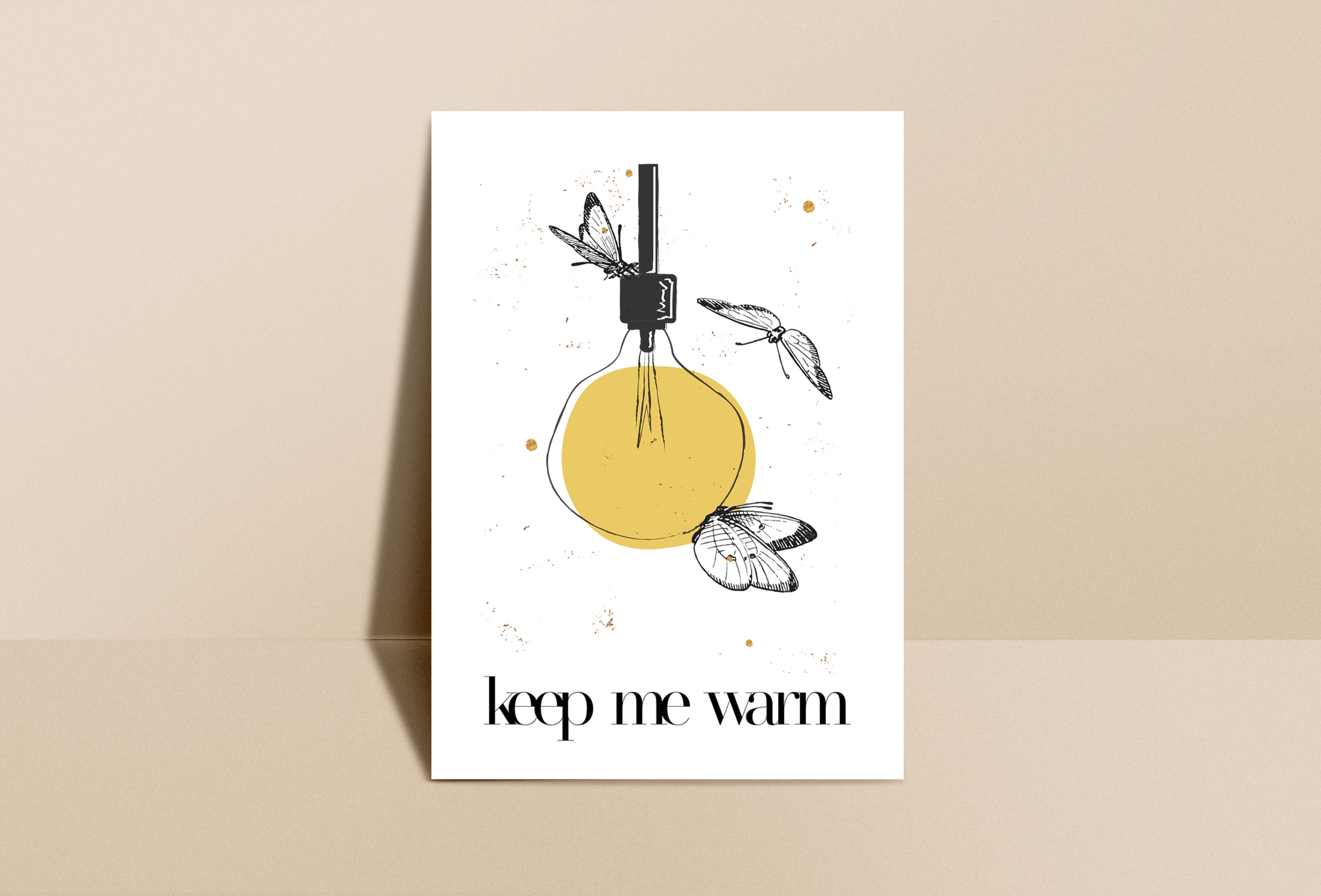 Keep Me Warm Art Print
