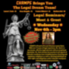 Champs Brings You The Legal Dream Team Seminars