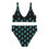 Thumbnail: Turquoise Pendant Recycled High-Waisted Bikini