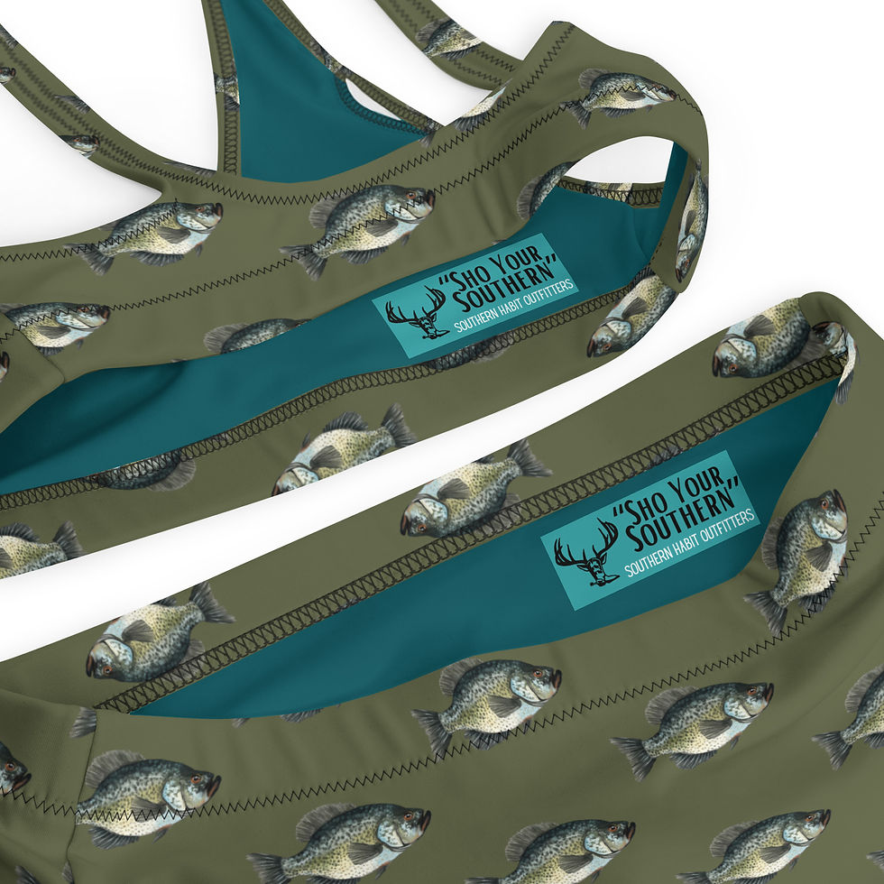 Thumbnail: Crappie Recycled High-Waisted Bikini