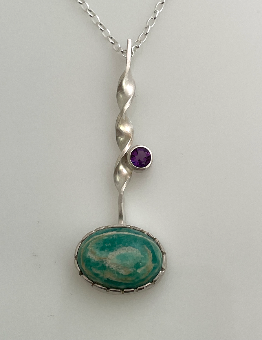 IN STOCK--Agate and Amethyst
