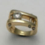 Flair Ring with Diamond