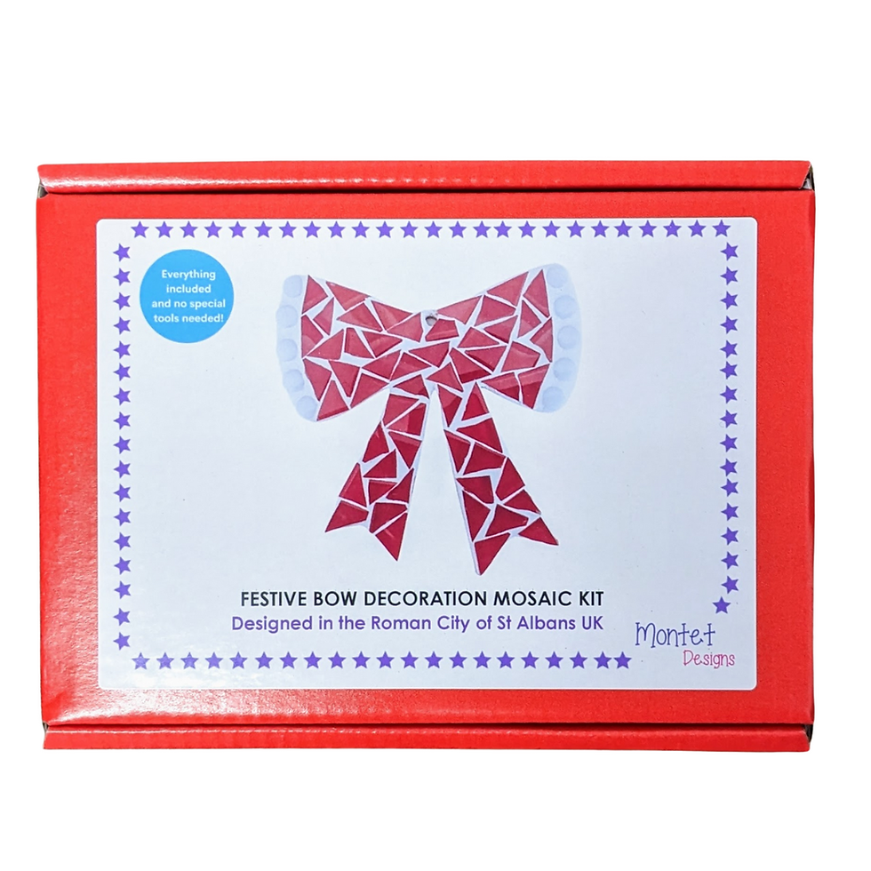 Thumbnail: Festive Red Bow Mini Mosaic Kit