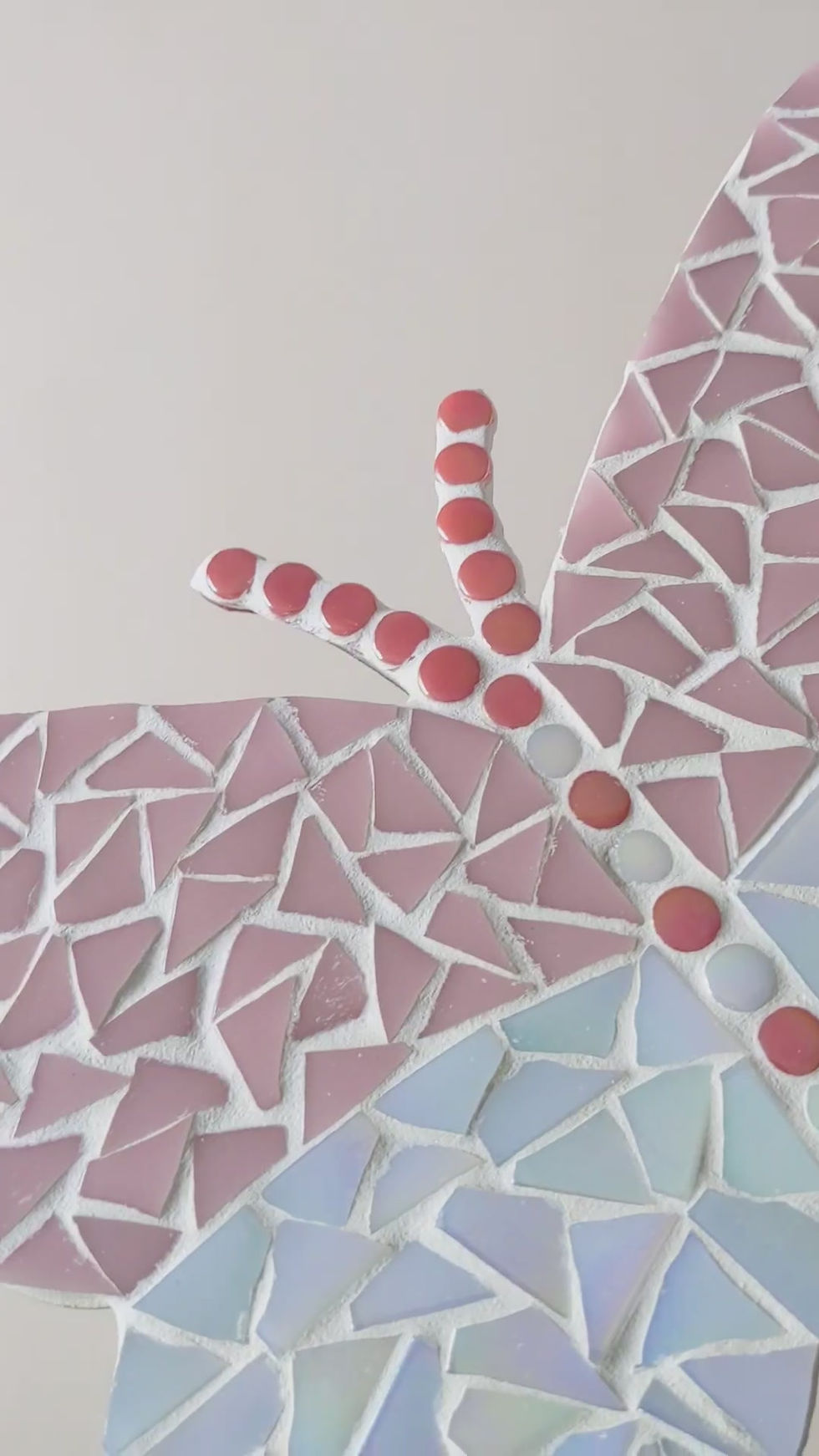 Thumbnail: Butterfly DIY Mosaic Kit - Pink and White