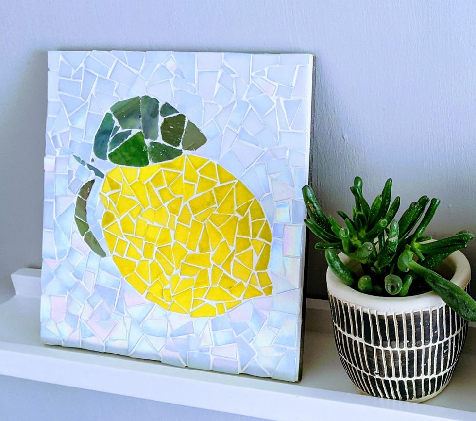 Thumbnail: Lemon Citrus Fruit DIY Table Decor Mosaic Kit