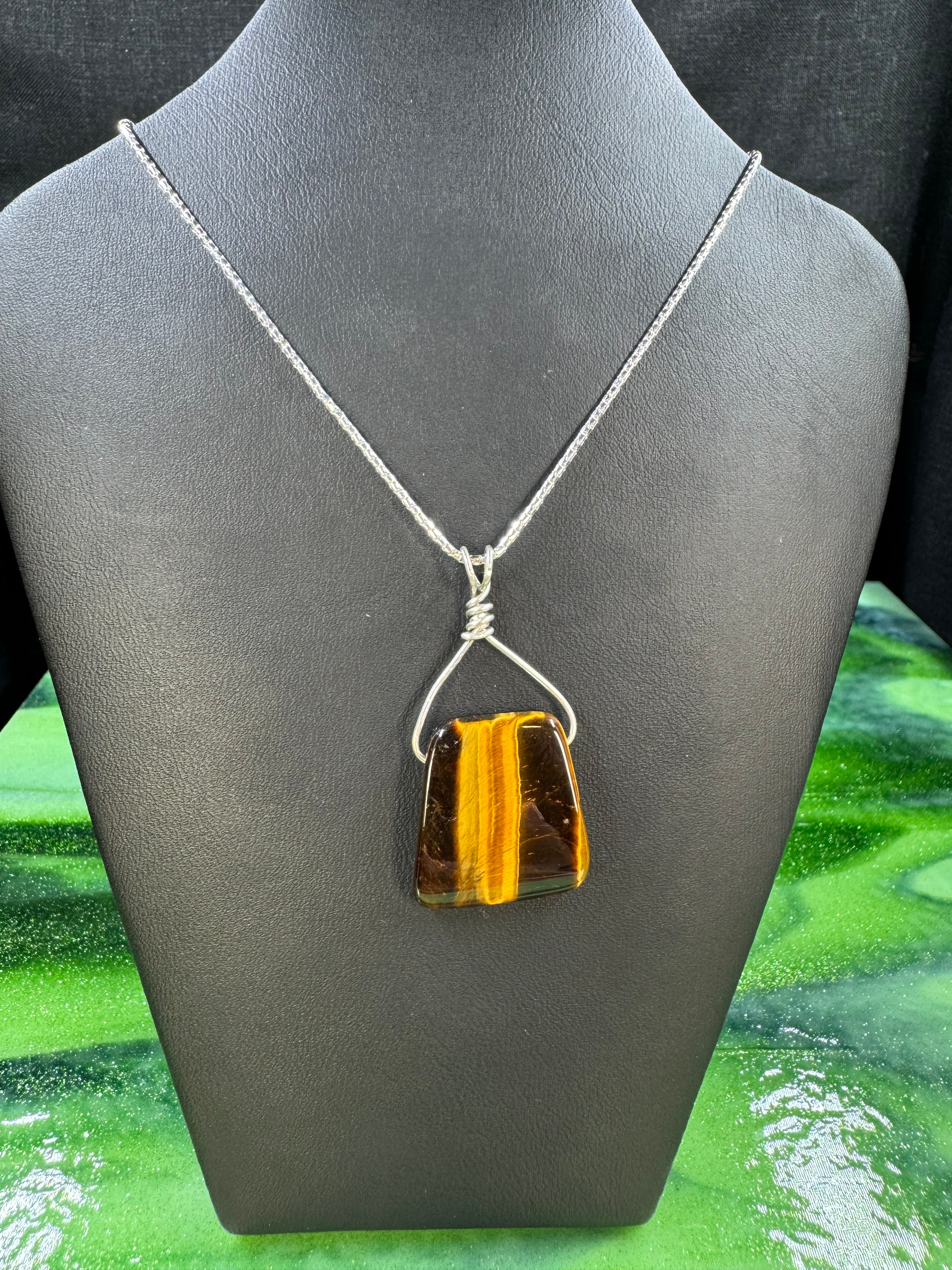 Tigers Eye Sterling Silver