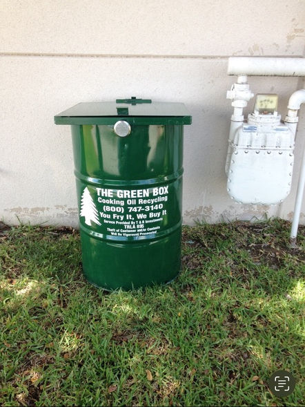 Green Box Waste Cooking Oil Barrel