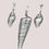 Thumbnail: Silver Sea Shell pendant and Earrings Set