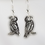 Thumbnail: Silver Puffin Earrings