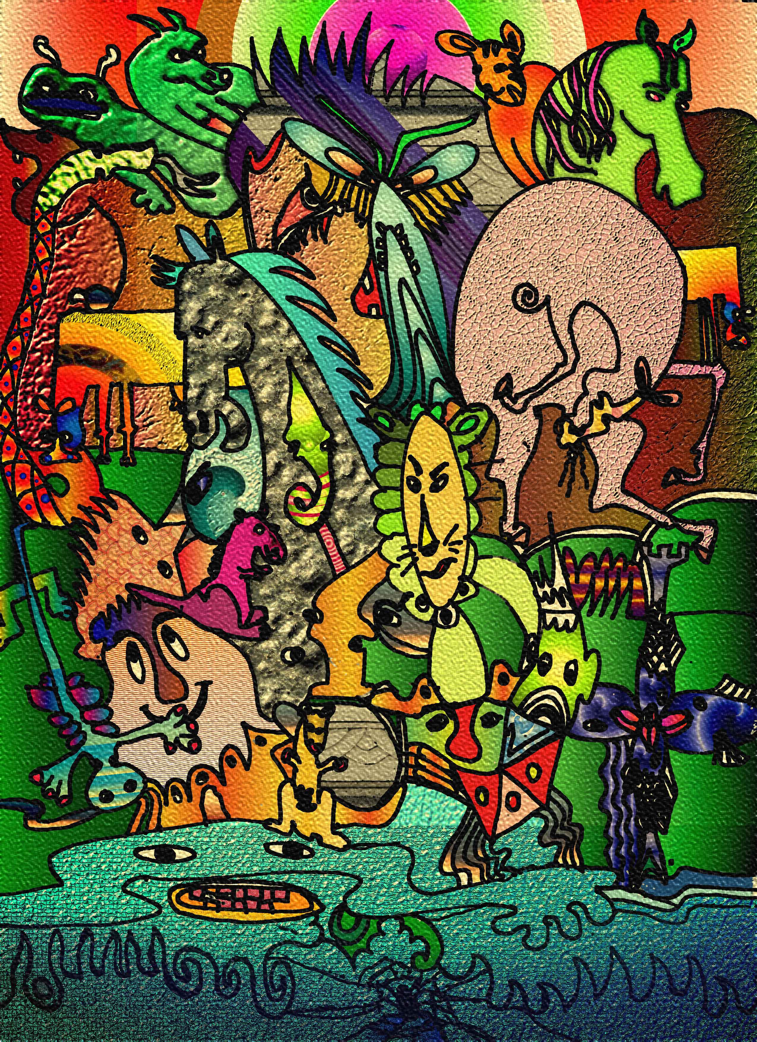 animals-by-the-lake