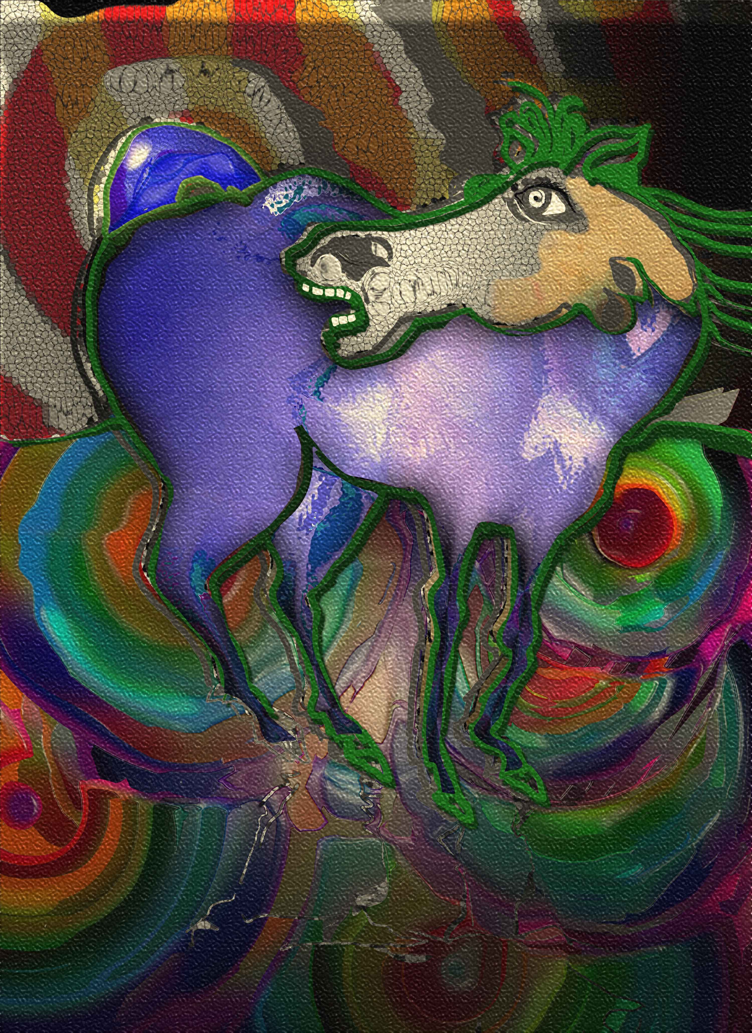 animals-green-horse-1
