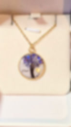 pendentif mèche de cheveux personnalisé