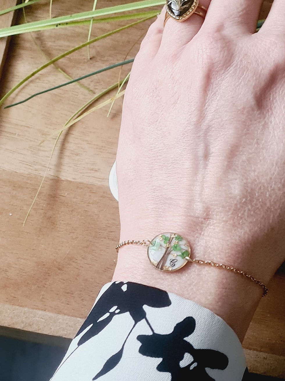 cheveux en bijoux personnalisé arbre de vie