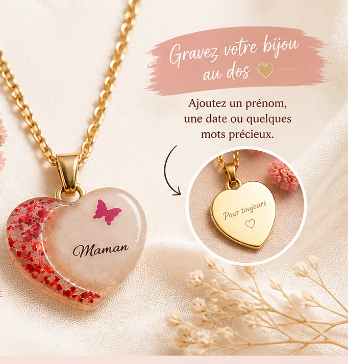 bannière bijoux mèche de cheveux et gravure intime et secrète
