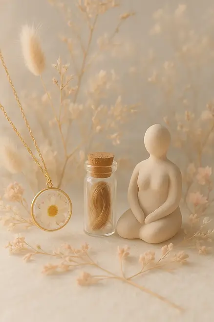 créer son bijou souvenir avec la mèche de cheveux de son bébé