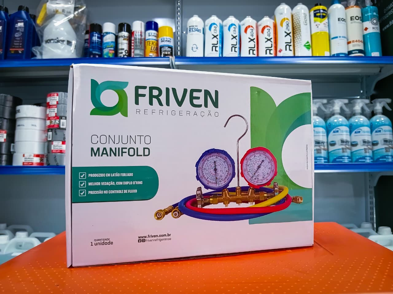 CONJUNTO MANIFOLD CT636 (R410-R32) 90CM FRIVEN