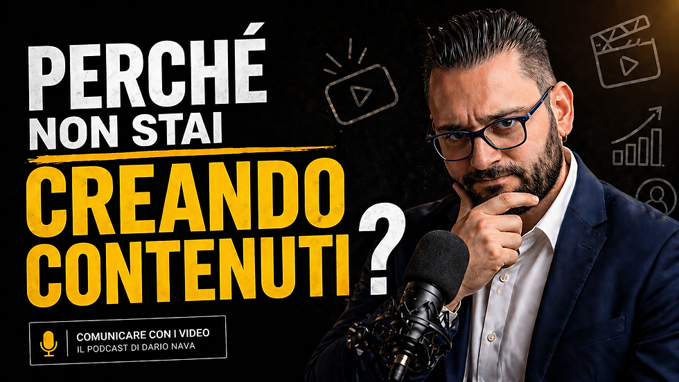 La vera ragione per cui non stai ancora creando contenuti