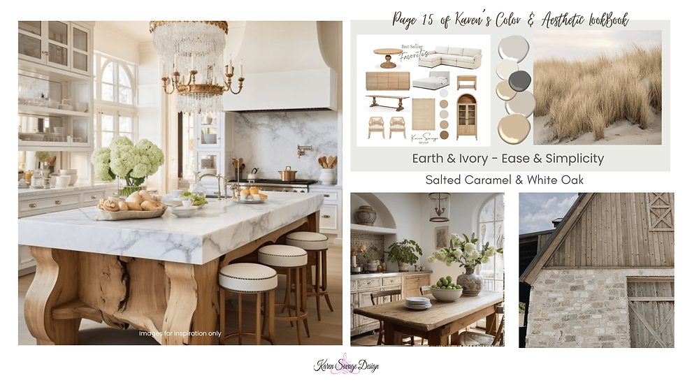 Karen Savage Design's Color & Aesthetic Look Book Page 15