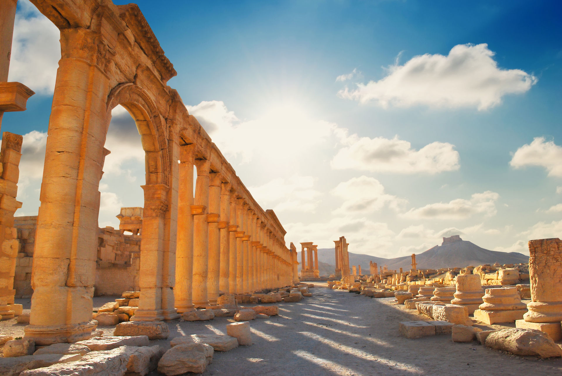 north-east of Damascus, Palmyra