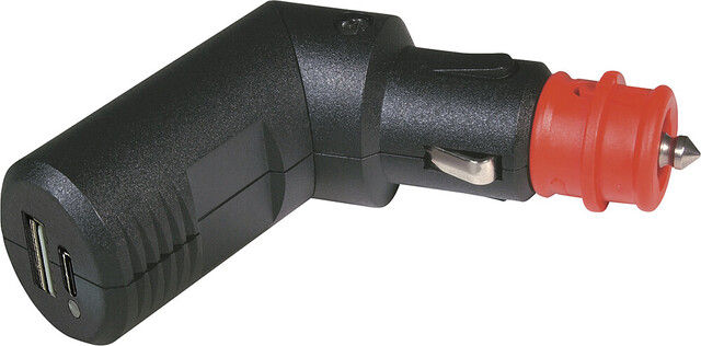 Doppel USB PRO CAR winkelbar - C/A Ladestecker EV 12 V / 5 V