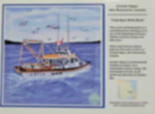 Art Cards: Crab Boat - Heading Out, (words)