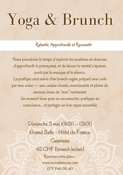 yoga and brunch vaud