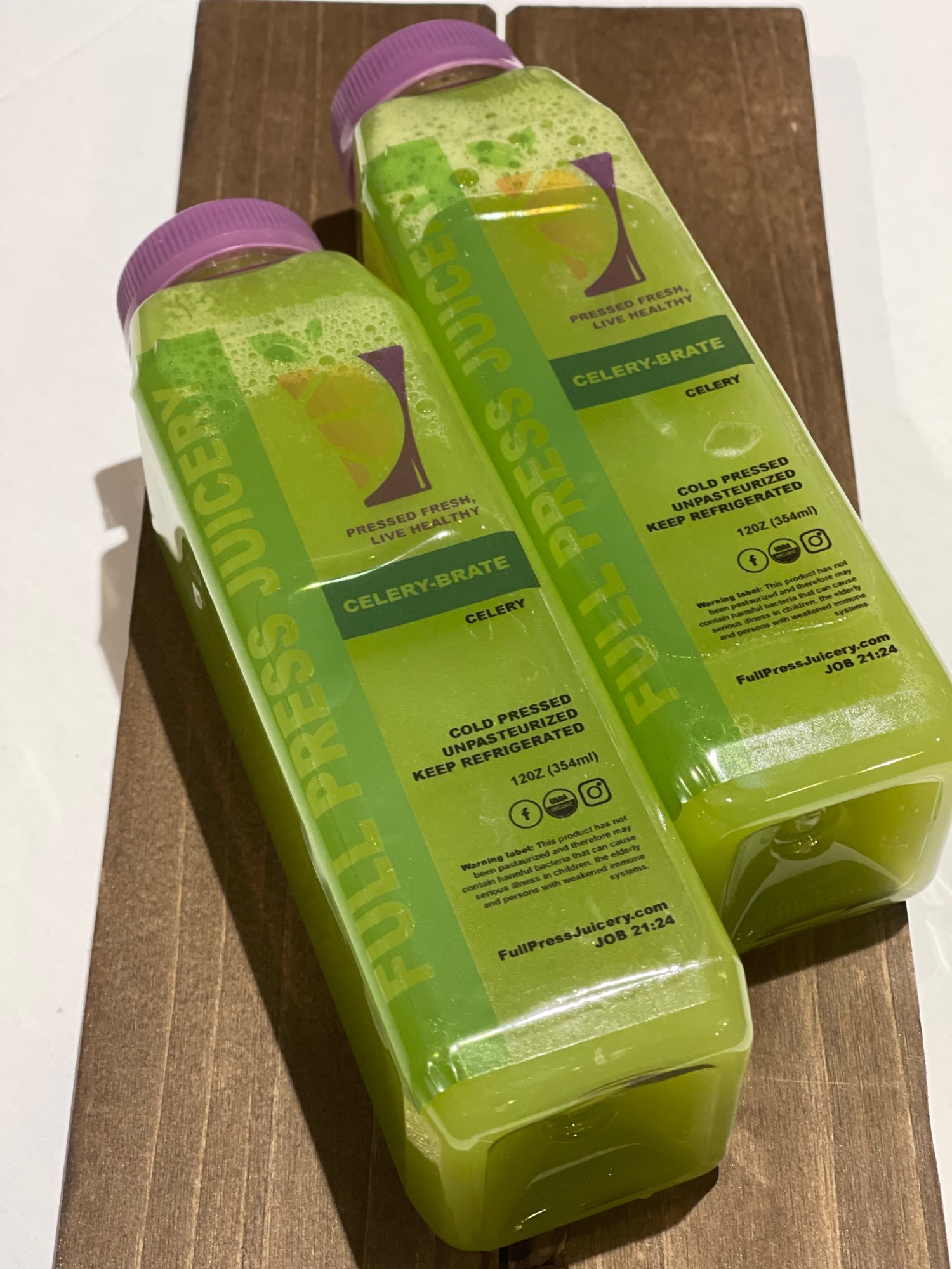 Celery Juice | Full Press Juicery
