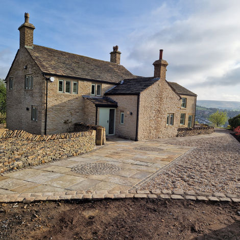 Convert existing farmhouse into detached house, including external works, Mount Sorrell, Dobcross, S