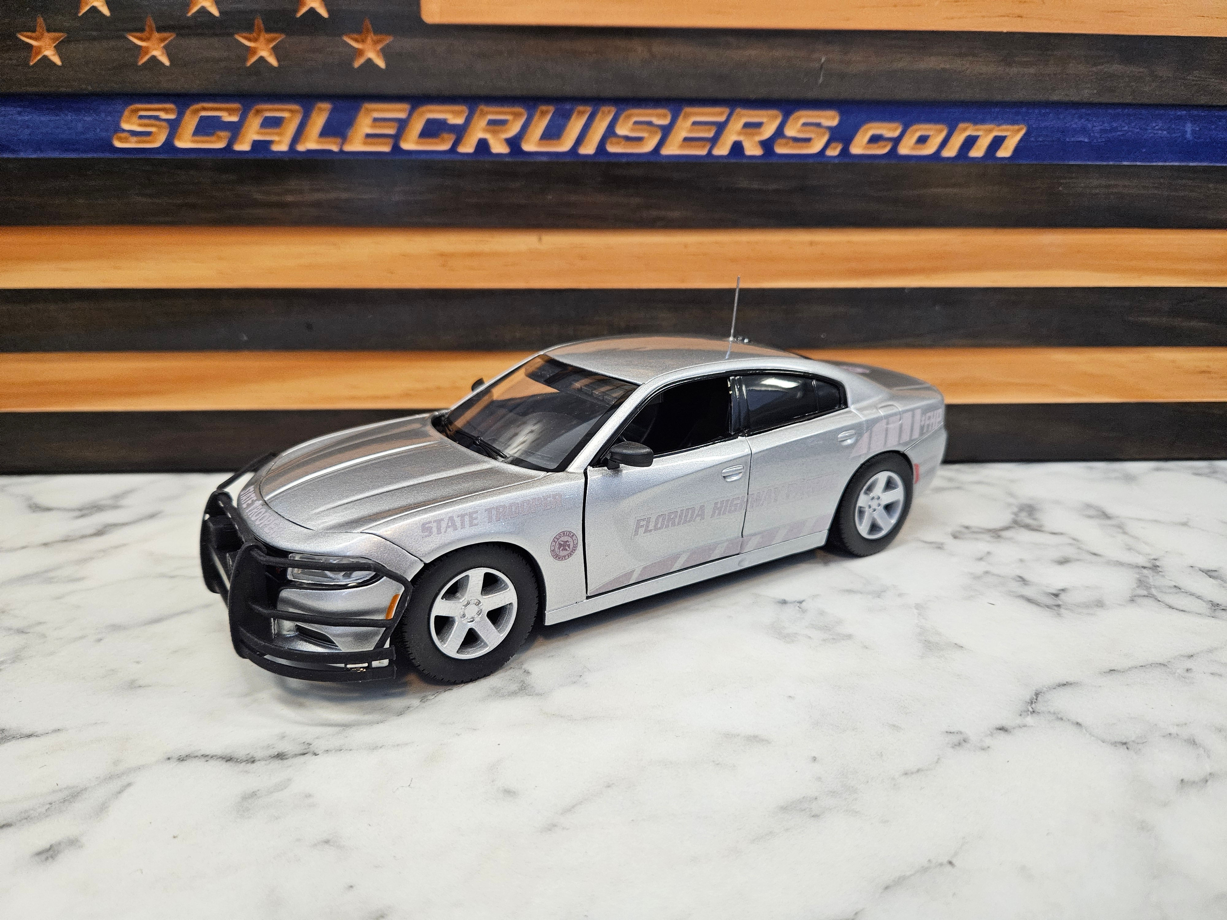 Florida Highway Patrol Ghost Dodge Charger (silver)