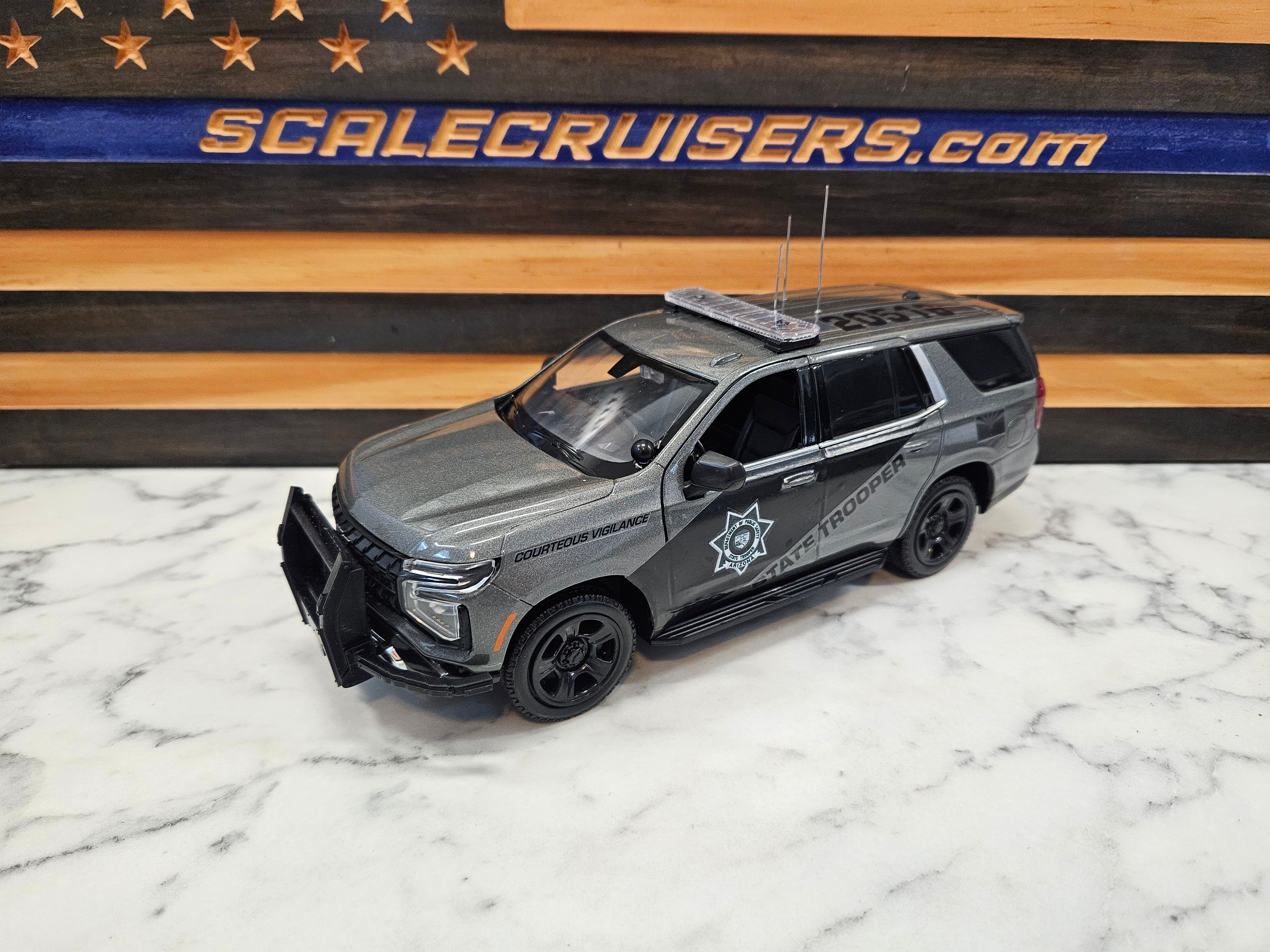 Arizona DPS Chevy Tahoe (gray w/ wrap bumper)