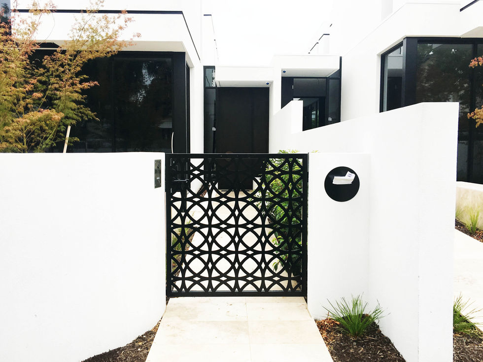 external view of the baie townhouses in brighton
